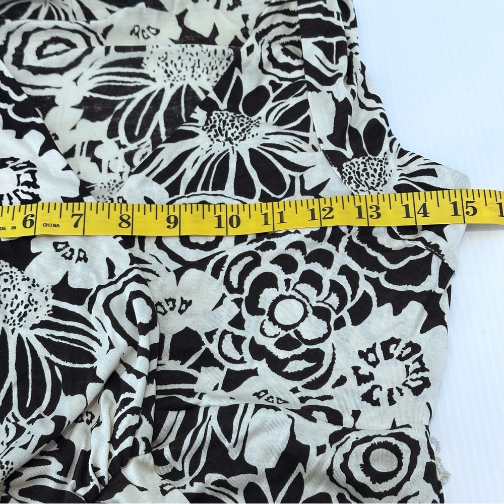 Banana Republic Dress Wrap Size XS Silk Linen Blend Feminine‎ Safari Beach - Picture 6 of 10